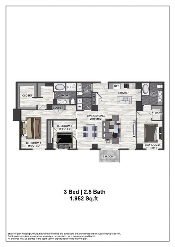 Floor plan layout diagram for C6